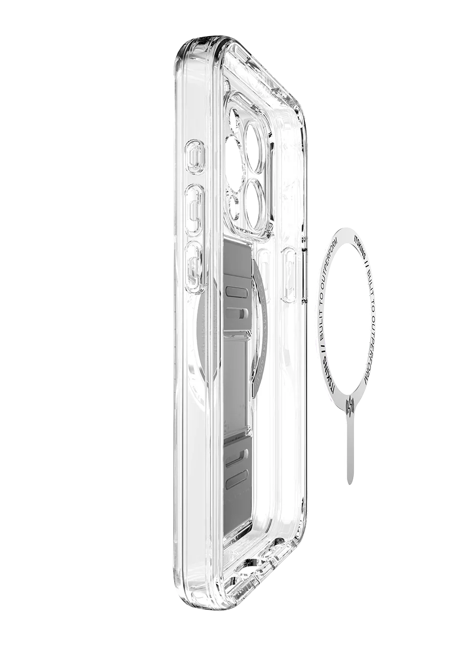 Itskins Avana Grip-It iPhone 15 Pro Magsafe Cover - Clear - Tashqila Itskins Avana Grip-It iPhone 15 Pro Magsafe Cover - Clear - Tashqila